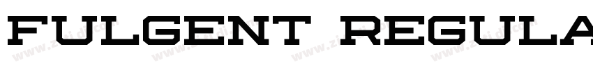 Fulgent Regular字体转换